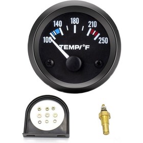 Resim Samdoo 52mm Su Sıcaklık Göstergesi - 100-250 Ölçüm, Beyaz Led Aydınlatmalı, 12v Araçlar İçin 