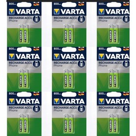 Resim Varta 800 Mah Şarjlı Aaa Ince Pil 18 Adet 