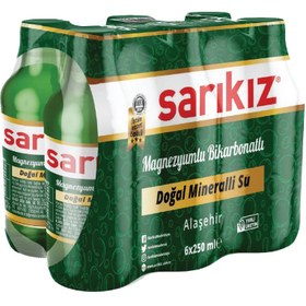 Resim Sarıkız Sade Maden Suyu 6x250 Ml 