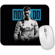Resim Baskı Dükkanı Cristiano Ronaldo Melhor Do Mundo Mouse Pad 