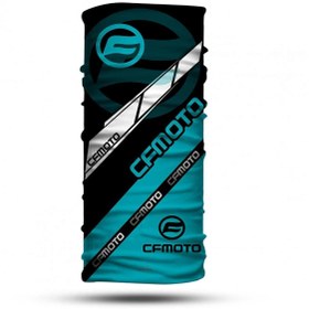 Resim motogaj Cf Moto Desenli Uyumlu Siyah Mavi Bandana Maske Buff 