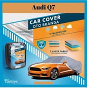Resim Audi Q7 Uyumlu Oto Branda Su Geçirmez 3 Katmanlı 4 Mevsimlik Araca Özel Araç Örtüsü Araba Brandası 