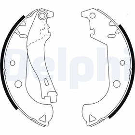 Resim Fiat Brava 1.6 16V Arka Fren Balatası DELPHİ Marka 77362453 