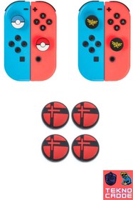 Resim beboncool Nintendo Switch/Switch OLED/Switch Lite Analog Koruyucu Silikon Pad 