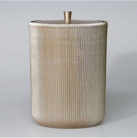 Resim Lydia Vizon Çöp Kovası Kahverengi 