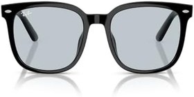 Resim Ray-Ban Rb4401d Kare Güneş Gözlüğü, Siyah/Açık Mavi, 55 mm 
