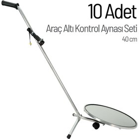 Resim İleri Trafik Araç Altı Kontrol Aynası 40 Cm Onlu Set 