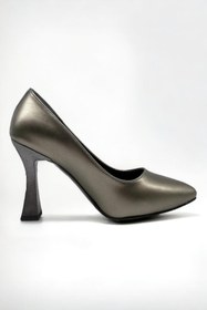 Resim MASSİMA Massima 9532 Platin Stiletto Ayakkabı 