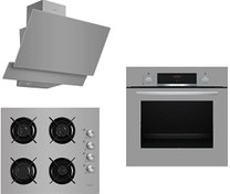 Resim Bosch & Ferre 200 Eko Grigio Ankastre Set (Bosch HBF514BH0T - 2140 - D031) Bosch