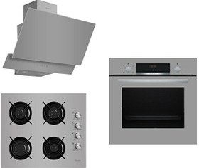 Resim Bosch & Ferre 200 Eko Grigio Ankastre Set (Bosch HBF514BH0T - 2140 - D031) Bosch