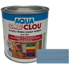 Resim Su Bazlı Vernikler 375mll17 Nr:25 Güvercin Mavi Subazlı Renkli Verniğ375ml-4697 