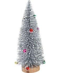 Resim Dolıty Masa Üstü Yapay Yılbaşı Ağacı Masaüstü Gümüş-30cm 