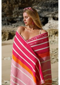 Resim Ocean Coral Candy, 100x180 Cm, Taşıma Çantalı, Doğa Dostu, Plaj Havlusu Coral Candy 