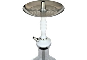 Resim Nargile Store Hug Galaxy Mini Beyaz Çelik Nargile Takımı - Rahat İçim Nargile 