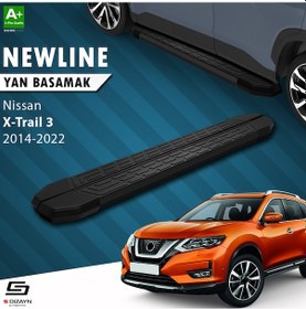 Resim S-dizayn Nissan X-trail T32 Newline Siyah Yan Basamak 183 Cm 2014 