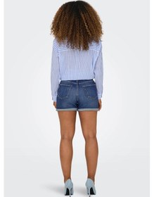 Resim Only Onljosephınestretch Short Mavi Kadın Şort Mavi 