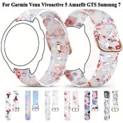 Resim Gaojunshop01 Garmin Venu Vivoactive 5 Amazfit Gts Huawei Gt3 Pro Samsung 7 Gri 20mm Silikon Bileklik 