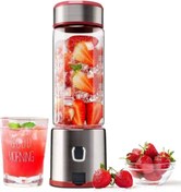 Resim teknotrust 450 ml Taşınabilir Şarj Edilebilir Kişişel Blender Shake Smoothie Blender Keskin Bıçaklı Buz Kırıcı 