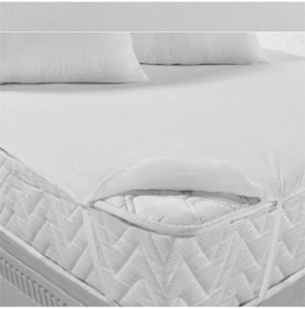 Resim Evony Alez 200x200 Cm Pamuk Sıvı Geçirmez Yatak Koruyucu Alez Beyaz 