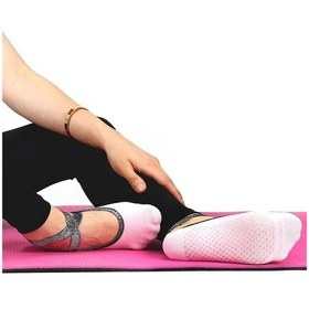 Resim Kaymaz Pembe Dans Yoga Bale Ve Pilates Çorabı 001 
