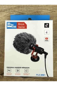 Resim Kelepir Fırsatlar Üniversal Kardioid Tüylü Mikrofon Video Çekimleri Için Rüzgar Sesi Almaz 