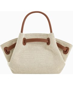 Resim Jw Peı Hana Mini Tote Kahverengi Kanvas Çanta 