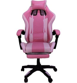 Resim Fashcolle Pink Star Işıklı - Masaj Özellikli Oyuncu Koltuğu Pembe-beyaz 