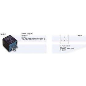 Resim Sinyal Flaşörü Renault R9/r19 7702188640 770639864 