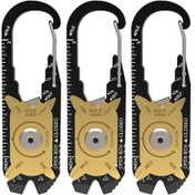 Resim Maiyame Skyfox Dış Mekan Çelik Anahtar Zinciri Çok Fonksiyonlu Taşınabilir Anahtar Kılavuzu 