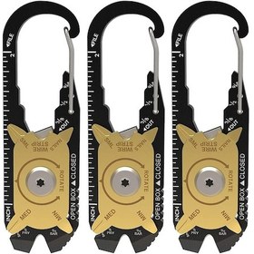 Resim Maiyame Skyfox Dış Mekan Çelik Anahtar Zinciri Çok Fonksiyonlu Taşınabilir Anahtar Kılavuzu 