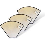 Resim Yıkanabilir Kumaş Organik Kahve Filtresi | 3 Adet No:2 |%100 Pamuk Ham Bez Kahve Filtresi 