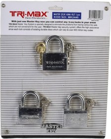 Resim Çelik Asma Kilit 55mm 5'li Set 