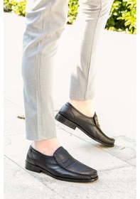 Resim Hakiki Deri Kösele Erkek Klasik Ayakkabı 932ma725 001 