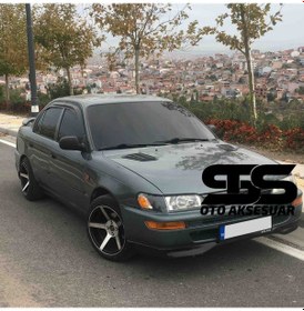 Resim Toyota Efsane Kasa Uyumlu Piano Black Kaput Üstü Havalandırma Izgarası 