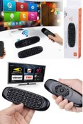 Resim Utelips Klavye Ve Mause Android Akıllı Tvlere Ve Bilgisayarlara Uyumlu Joistic Mouse Fare Air Mouse 2.4ghz 