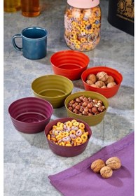 Resim Kapris Çerezlik Sunumluk Kase 6'lı 