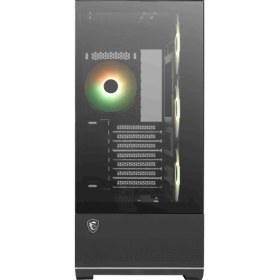 Resim Msı Mag Pano 110R Pz Temperli Cam 3X120MM 1X120MM Argb Fan Atx Panoramik Gaming Bilgisayar Kasası 