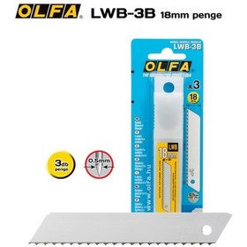 Resim Olfa Lwb-3B Maket Bıçağı Yedeği 3'Lü Tüp 