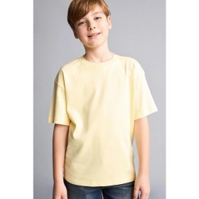 Resim DeFacto Oversize Bisiklet Yaka Kısa Kollu Tişört Erkek Çocuk G6486A826SM 