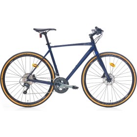 Resim Carraro Sportive x Hd - 28 Jant 22'' 56CM ( Xl ) Kadro 20 Vites Şehir Bisikleti - Lacivert Açık Turuncu - Gümüş 