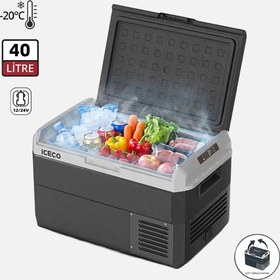 Resim Iceco MCD40D 12/24Volt 40 Litre Kompresörlü Outdoor Oto Buzdolabı 