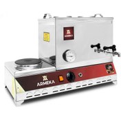 Resim ÖZEN ENDÜSTRİYEL MUTFAK Armeka 30 Litre Pleytli Çay Kazanı Kahveci Kazanı Kahve Ve Çay Ocağı Inox Model 40'lık 