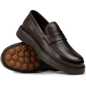 Resim Deery Erkek Kahverengi Hakiki Deri Loafer Ayakkabı - F6683mkhvp01 Kahverengi 