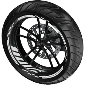 Resim Deeb Motogp Jant Şeridi Reklektif Gri 