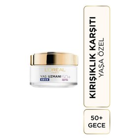 Resim Loreal Paris Yaş Uzmanı 50+ Kırışıklık Karşıtı Yenileyici Gece Kremi 50 ml 