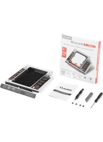 Resim Dark DK-AC-DSOSD12 StoreX X.Tray Notebook Optik Sürücü SATA Disk Yuvası Dönüştürücü (12.7mm) 