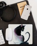 Resim WuW Siyah Kedi Mouse Pad 