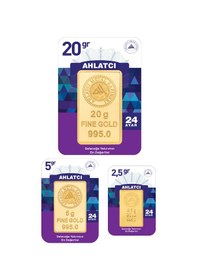 Resim Ahlatcı Kuyumculuk 24 Ayar-27.5 Gram Külçe Altın 
