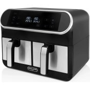 Resim Pierre Cardin AirFry Yağsız Hava Fritöz 8 Litre Çift Hazneli 