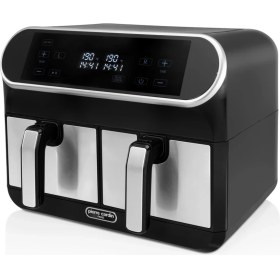 Resim Pierre Cardin AirFry Yağsız Hava Fritöz 8 Litre Çift Hazneli 